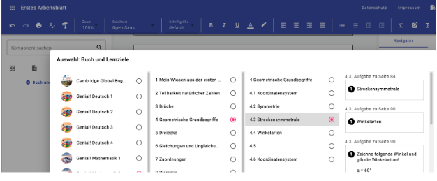 Aufgabensammlung zum Werk passend