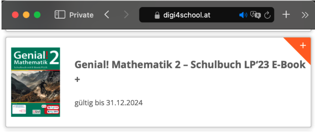 Einstieg Ansicht digi4schoool.at